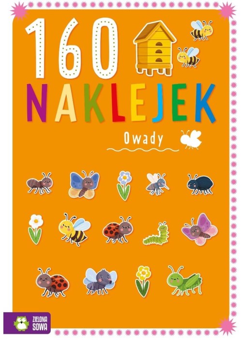 160 naklejek. Owady