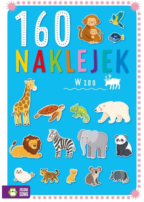 160 naklejek. W zoo