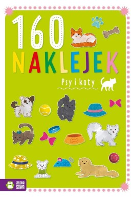 160 naklejek. Psy i koty