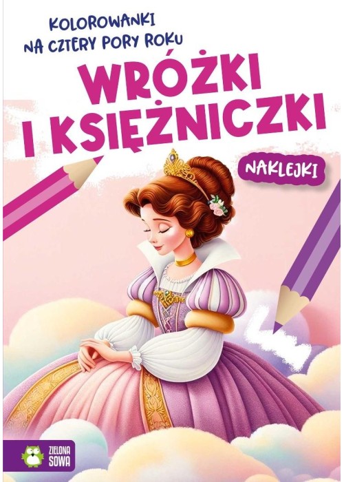 Kolorowanki na cztery pory roku. Wróżki...