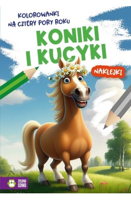 Kolorowanki na cztery pory roku. Koniki i kucyki