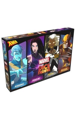 Marvel Dice Throne : Iceman, Psylocke, Storm, Wolv