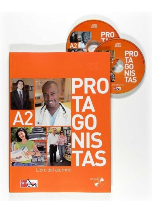 Protagonistas A2 podręcznik + 2 CD