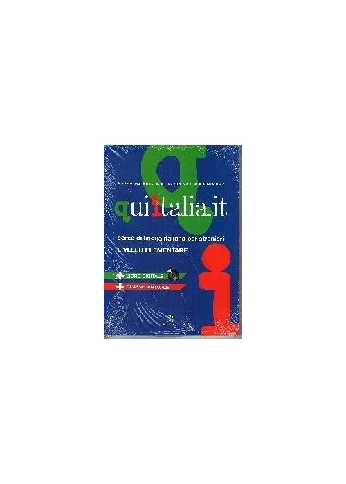 Qui italia.it livello elementare A1-A2 + MP3