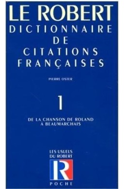 Dictionnaire poche citations francaises T.1