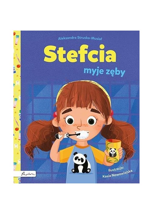 Stefcia myje zęby