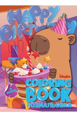 Kolorowanka z naklejkami Kapibary