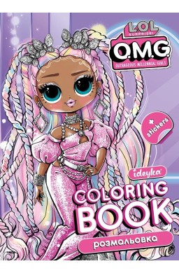 Kolorowanka z naklejkami LOL Surprise OMG