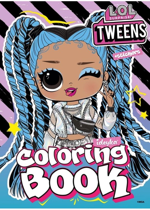 Kolorowanka z naklejkami LOL Surprise