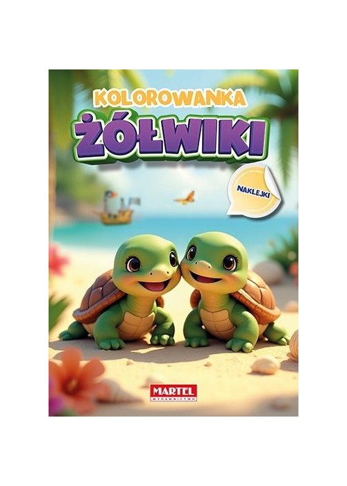Kolorowanka Żółwiki z naklejkami