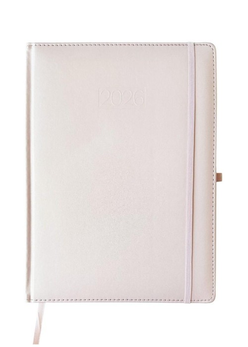 Kalendarz 2026 A4 dzienny Lux Elegance Metalic MIX