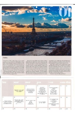 Kalendarz 2019 Język francuski dzień po dniu