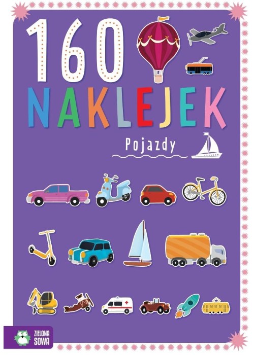 160 naklejek. Pojazdy