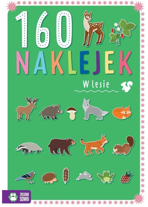 160 naklejek. W lesie