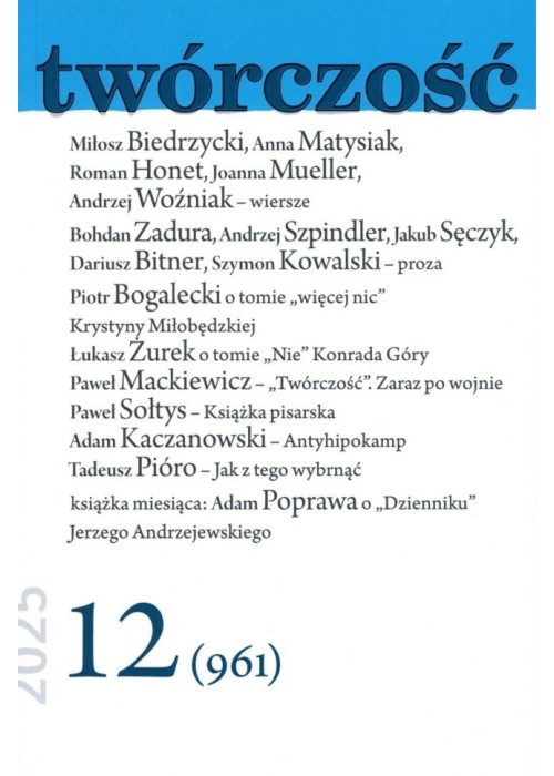 Twórczość 12/2025