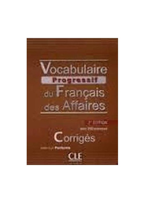 Vocabulaire progressif des Affaires