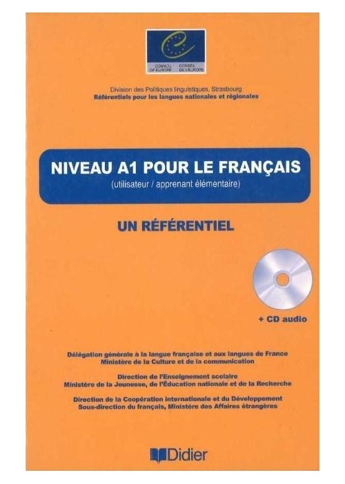 Niveau A1 pour le francais un referentiel + CD