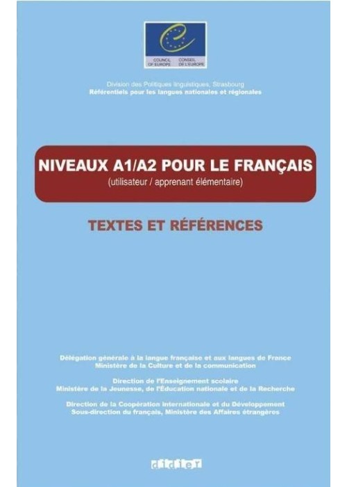 Niveau A1 et niveau A2 pour le francais