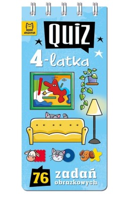 Quiz 4-latka. 76 zadań obrazkowych