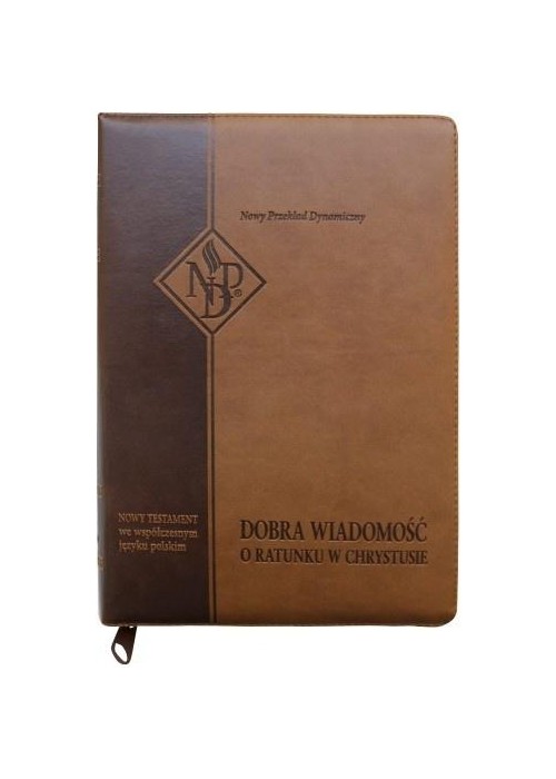 Nowy Testament NPD suwak paginatory ciemnobrązowy