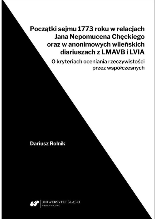 Początki sejmu 1773 roku w relacjach Jana Nepomuce