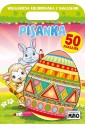 Wielkanocna kolorowanka z naklejkami. Pisanka