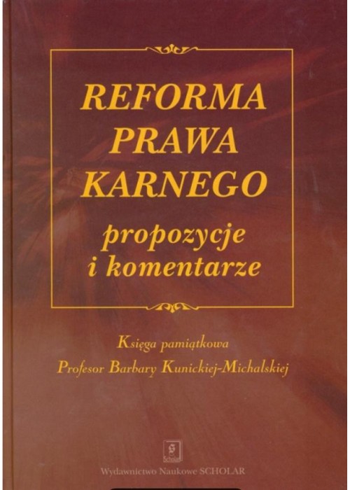 Reforma prawa karnego