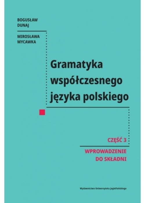 Gramatyka współczesnego języka polskiego cz.3