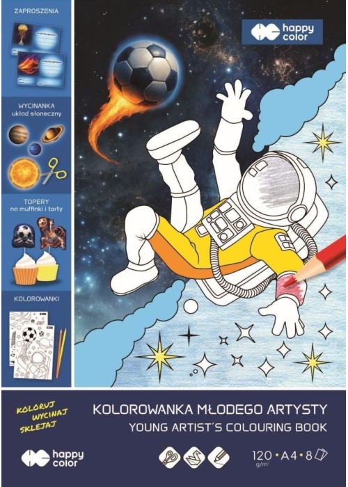 Kolorowanka Cosmo Ball A4 HAPPY COLOR