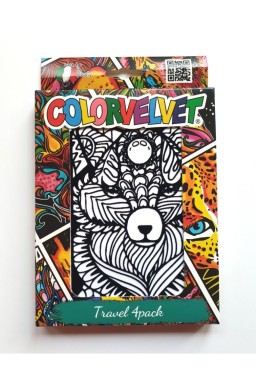 Malowanka welwetowa Zestaw na podróż