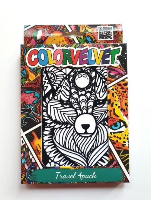 Malowanka welwetowa Zestaw na podróż