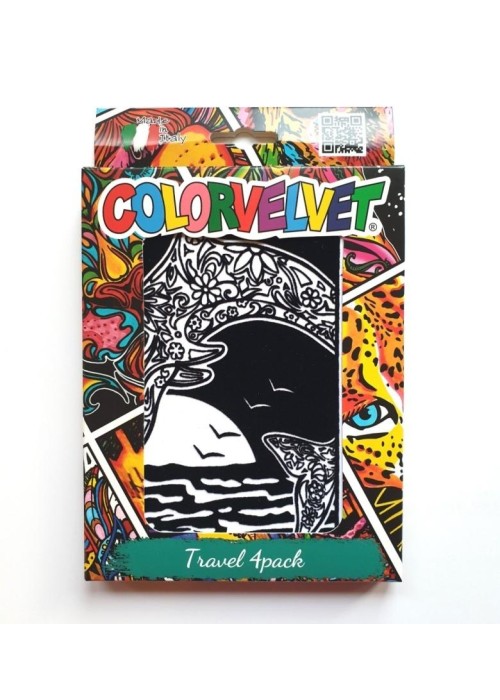 Malowanka welwetowa Zestaw na podróż