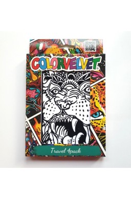 Malowanka welwetowa Zestaw na podróż