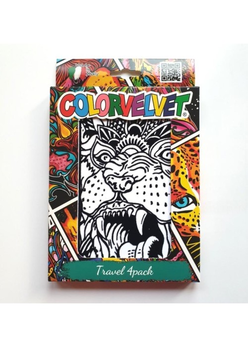 Malowanka welwetowa Zestaw na podróż