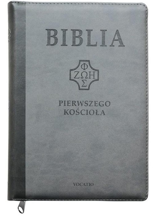 Biblia pierwszego Kościoła z paginat. suwak szary
