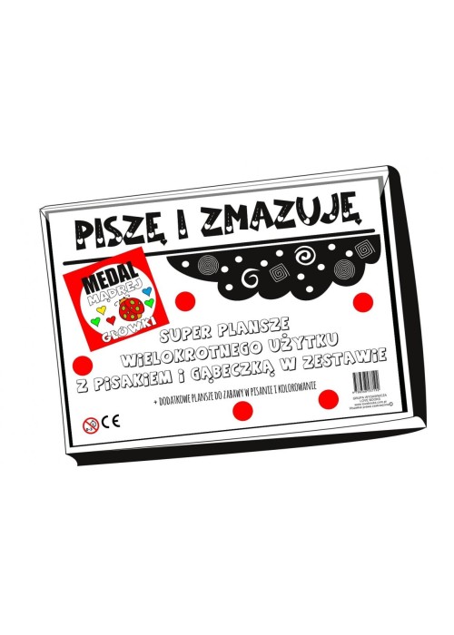 Piszę i zmazuję. Super zestaw dużych plansz...