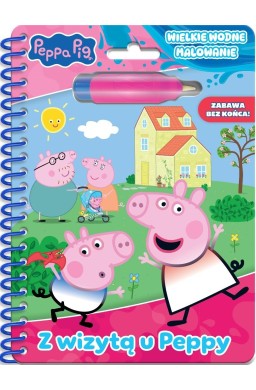 Peppa Pig Wielkie wodne malowanie Z wizytą u Peppy