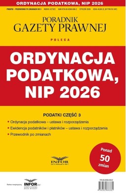 Ordynacja podatkowa, NIP 2026. Podatki