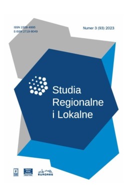 Studia Regionalne i Lokalne 3/2023