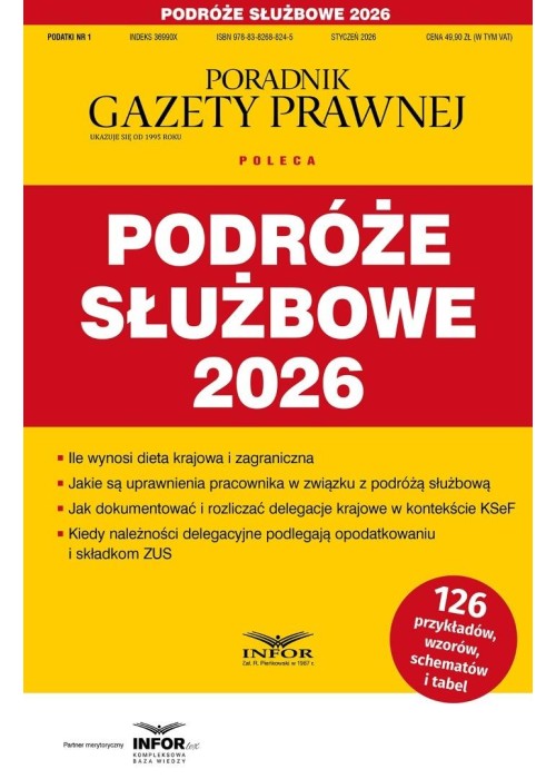 Podróże służbowe 2026. Podatki 1/2026