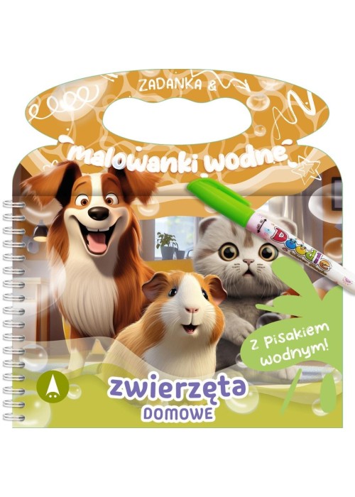 Zadanka & malowanki wodne. Zwierzęta domowe