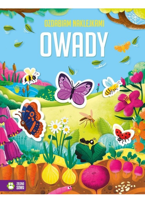 Ozdabiam naklejkami. Owady