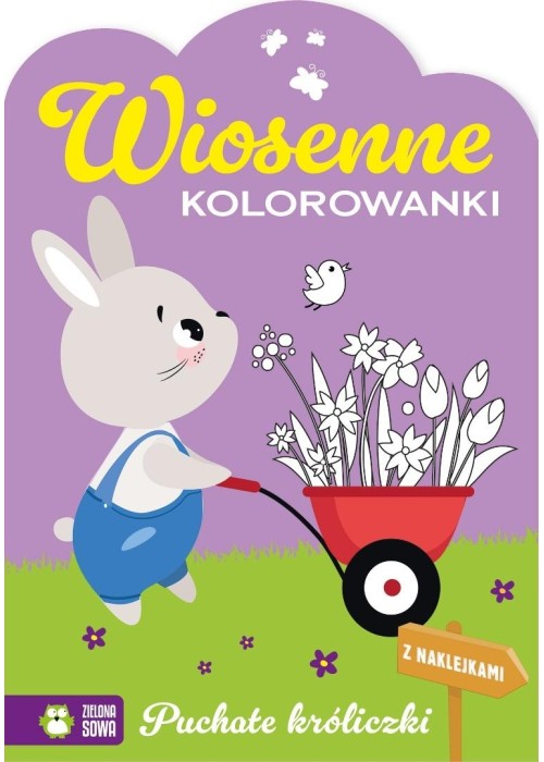 Wiosenne kolorowanki. Puchate króliczki