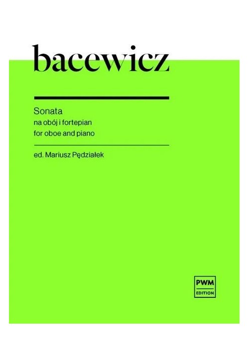 Sonata w transkrypcji na obój i fortepian PWM