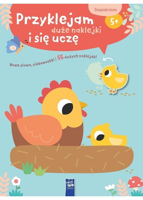 Przyklejam duże naklejki i się uczę. Gospodarstwo