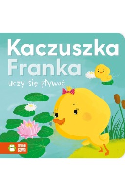Kaczuszka Franka uczy się pływać
