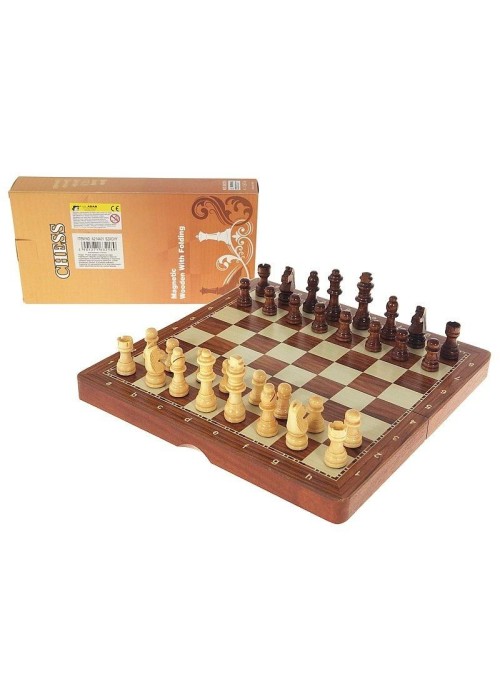 Szachy drewniane