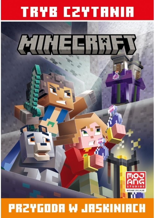Przygoda w jaskiniach. Minecraft. Tryb czytania