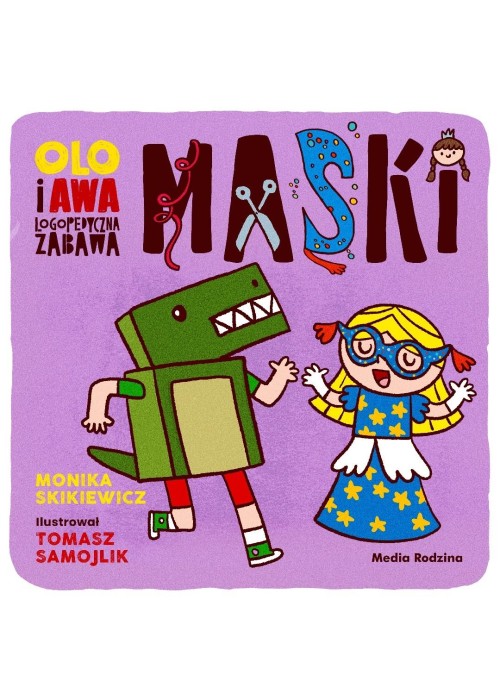 Olo i Awa. Logopedyczna zabawa. Maski