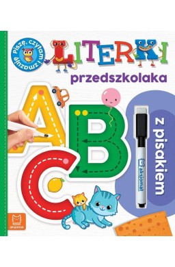 A, B, C. Literki przedszkolaka z pisakiem